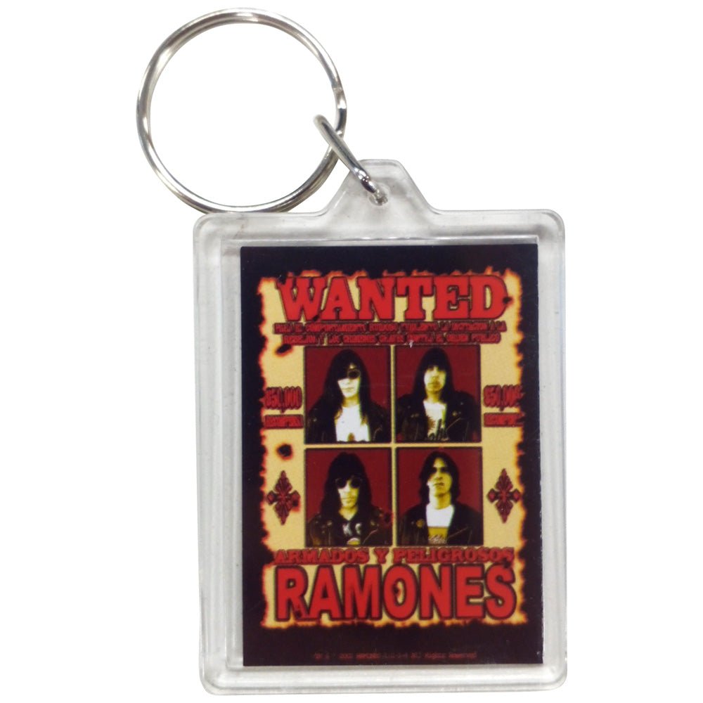 RAMONES ラモーンズ (来日 45周年 ) - WANTED / キーホルダー - PGS